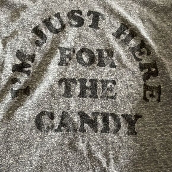 The Original Retro Brand Boys Grey ‘I’m Just Here for the Candy’ L/S Shirt - Picture 2 of 5